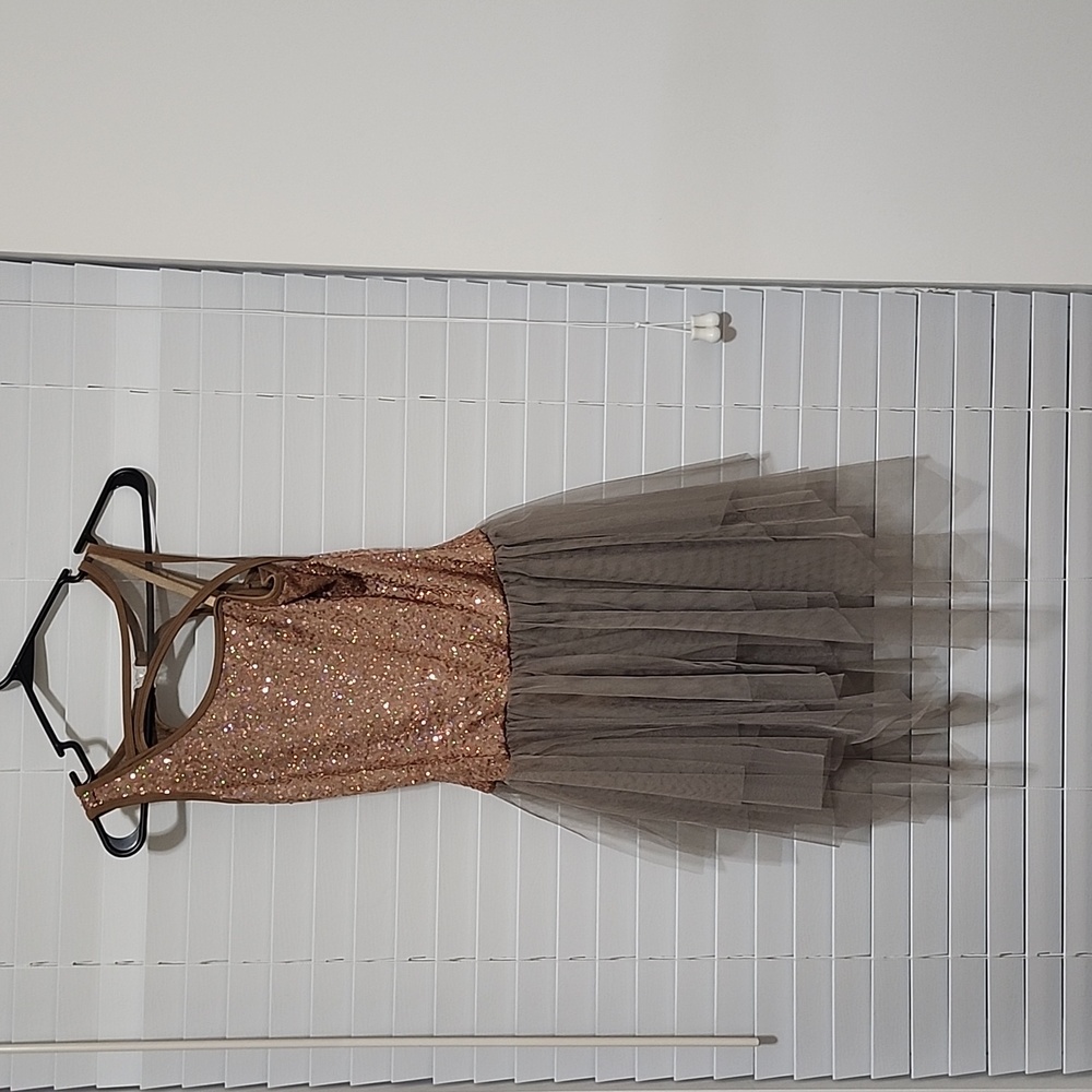 Tan Sparkle Dance Costume